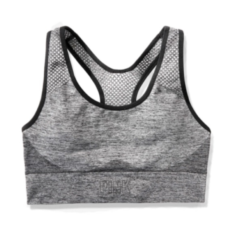 Gray Sports Bra